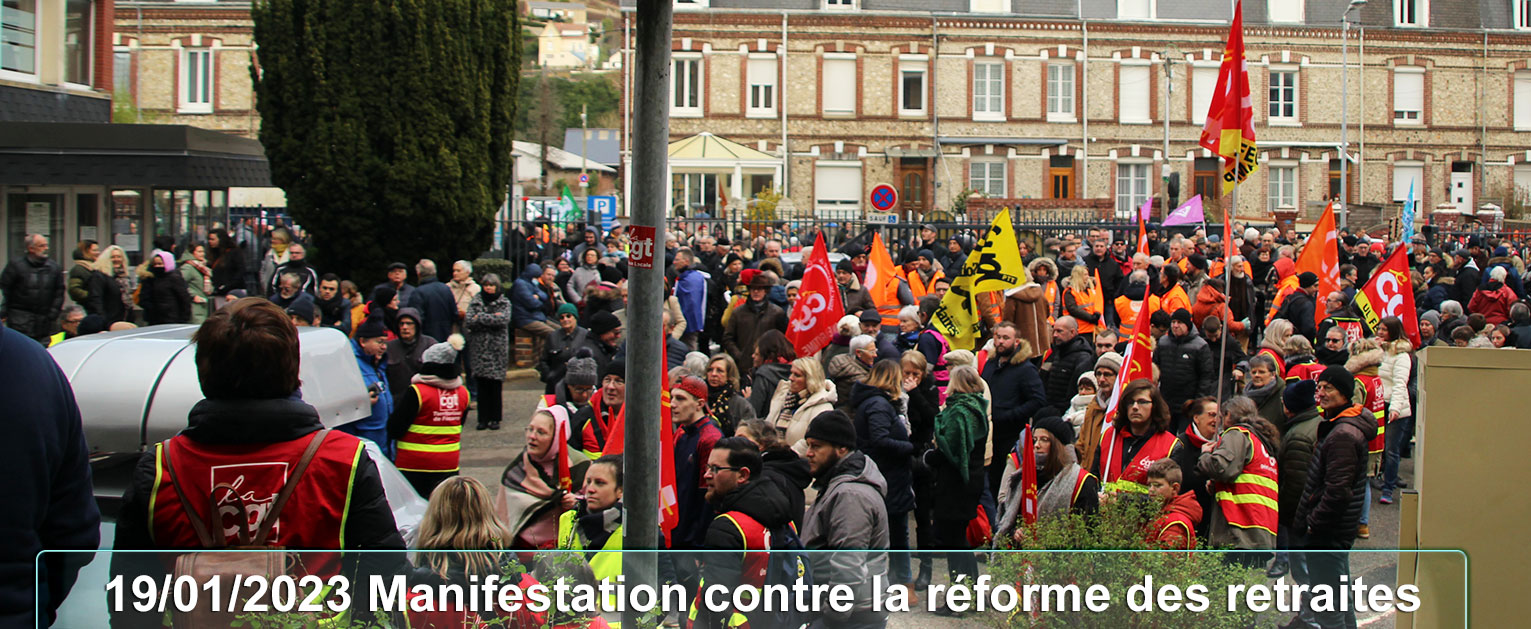 Manifestation contre la réforme de la retraite 19 janvier 2023